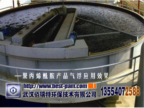 聚丙烯酰胺-黑卡纸厂废水气浮效果