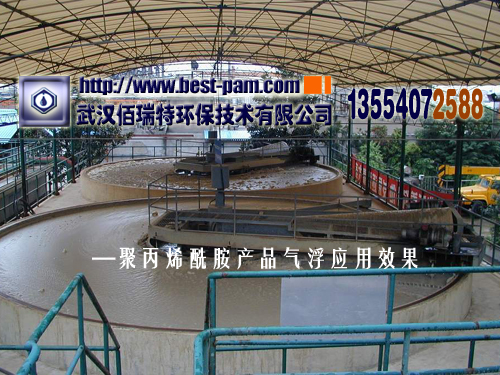 聚丙烯酰胺-食用油废水气浮效果