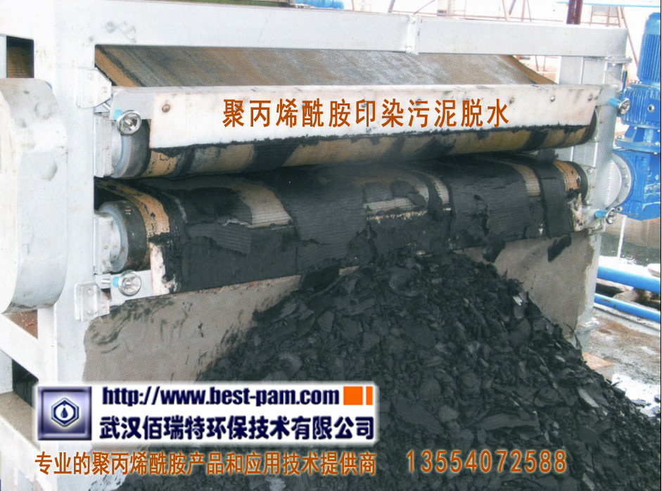 聚丙烯酰胺印染污泥脱水效果